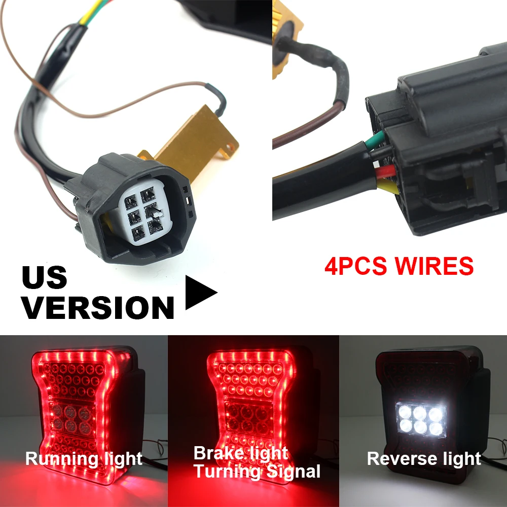 Новый 2019 светодиодный задний фонарь задние фонари тормоза обратный светильник