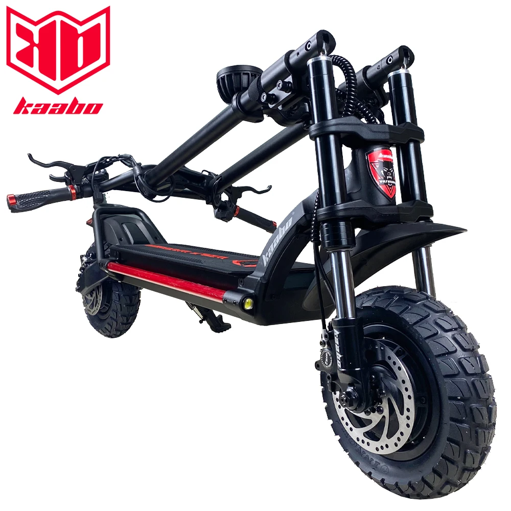 Оригинальный складной электрический скутер Kaabo Wolf Warrior X 10 дюймов 60 в 28 Ач