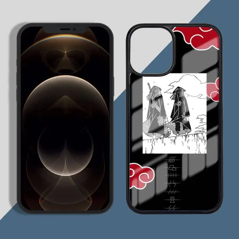 

Naruto Akatsuki Anime Pain Uchiha Sasuke Phone Case for iPhone 11 12 pro XS MAX 8 7 6 6S Plus X 5S SE 2020 XR Hard PC