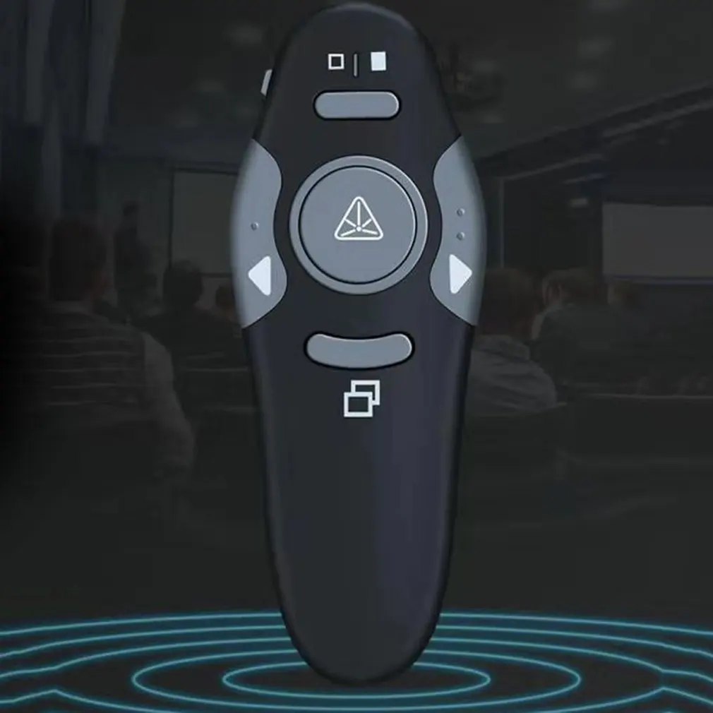 

USB Wireless Presenter Powerpoint Clicker Presentation Remote Control Pen Mice with Red Light Remote Control Pc RF ONLENY PPT