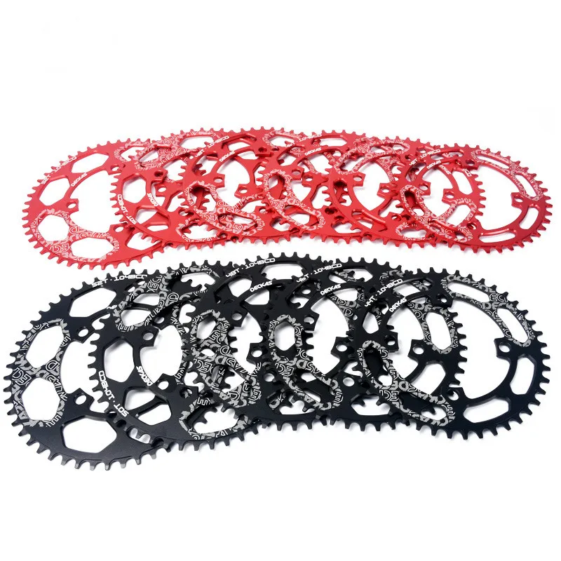 Звезда системы Deckas для горного велосипеда овальная узкая и широкая 104BCD 40T 42T 44T 46T