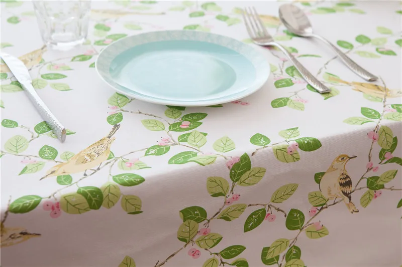 Tablecloth Rectangle Table Cover Multi Functional Cloth Cotton Line Tablecover Home Decoration Dustproof Vintage Colorful | Дом и сад