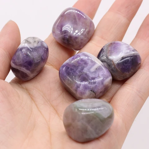 Натуральный камень аметист лазурит для декора