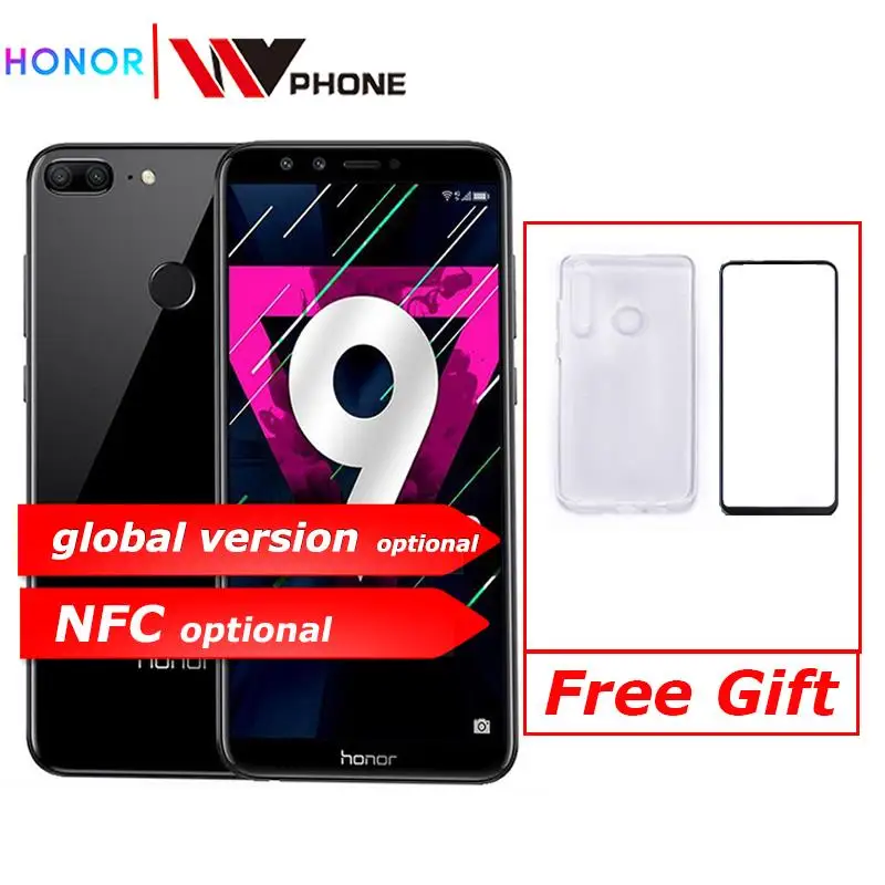 Honor 9 Lite, 5,65 дюйма, Восьмиядерный, 2160*1080 P, мобильный телефон, двойной шрифт, задняя камера, 3000 мАч, отпечаток пальца, Face ID