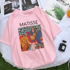 Футболка женская летняя с принтом, в стиле Харадзюку