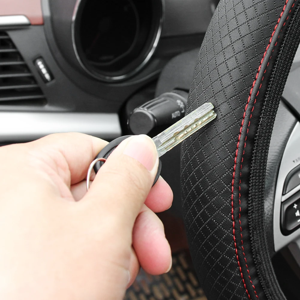 Чехол рулевого колеса автомобиля Защита от скольжения для bmw f20 e36 nissan qashqai j11 audi a6 c6