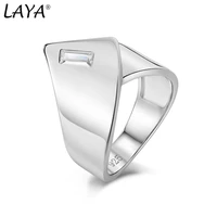 laya 925 sterling silver high quality zircon personalized design neutral finger ring for women fashion jewelry 2021 trend