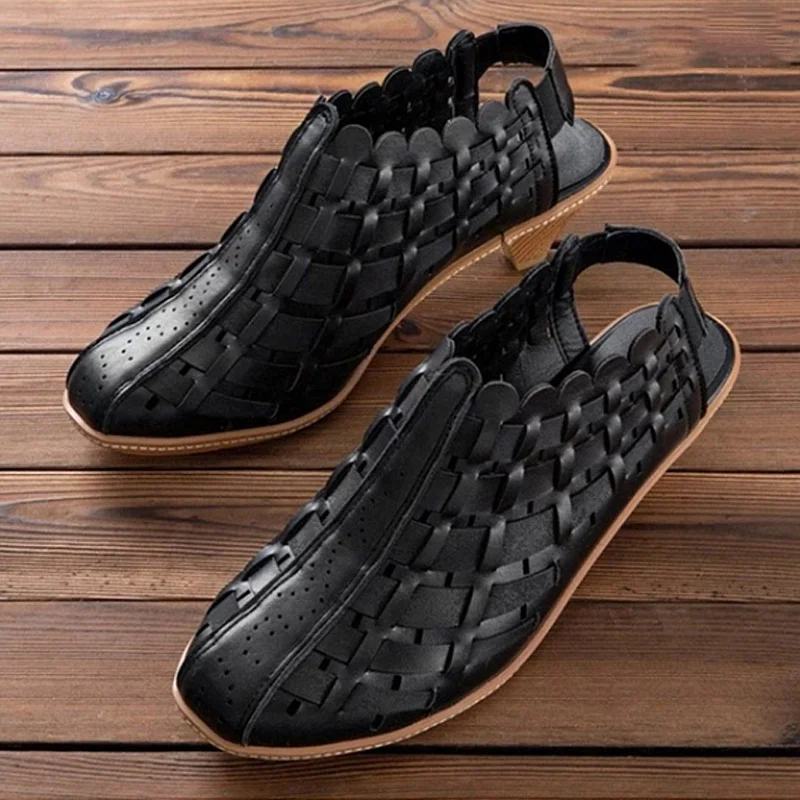 Женские сандалии гладиаторы WDHKUN летняя обувь на платформе из искусственной кожи