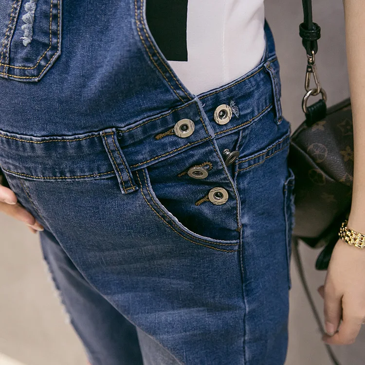 

Pregnant women jeans bib pantsoveralls jumpsuits loose casual cowboy belt pants trousers vintage Break maternity denim
