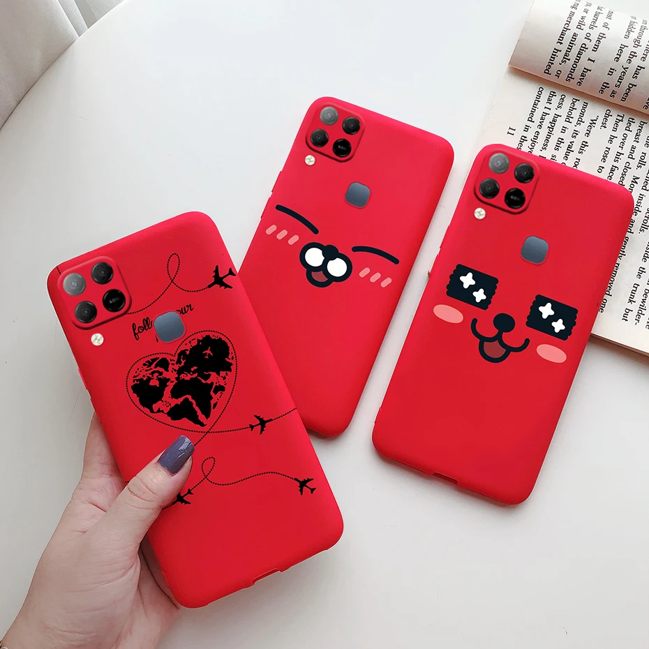 for infinix hot 10s nfc phone case silicone soft cute painted back cover for infinix hot 10t 10s x689 x689b hot10s 10 s t case free global shipping
