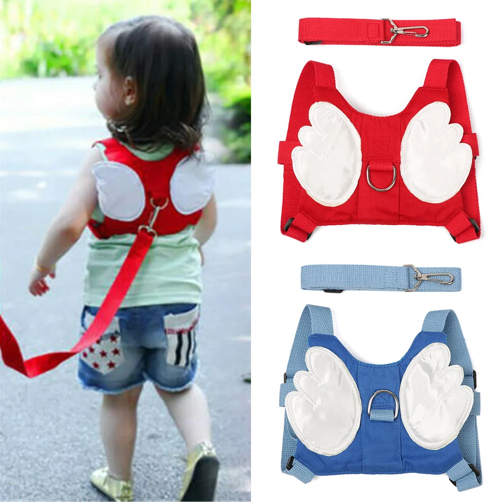 1 Pc Angel Wing Baby Safety Harness for Toddlers Adjustable Useful Outdoor Children's Reins Child Protection Belt Anti-lost Line