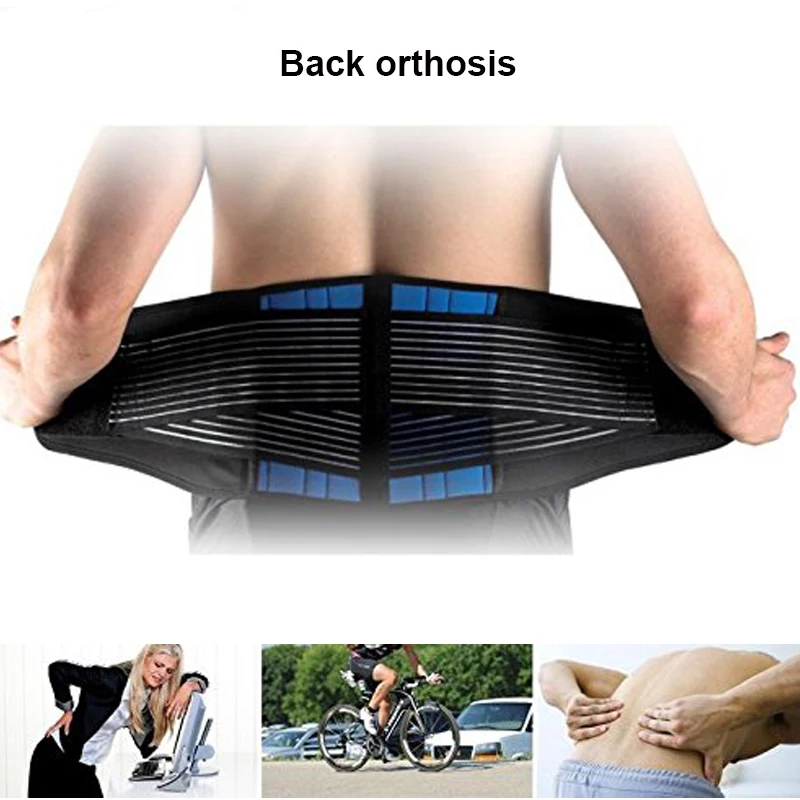 Регулируемый Неопреновый тренажер для талии с поддержкой поясницы ремень