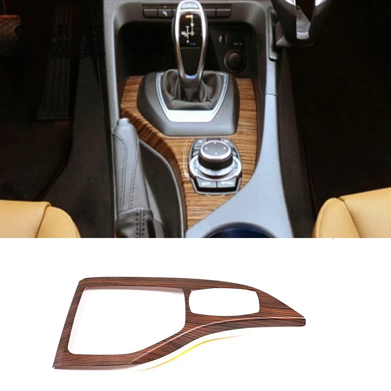 Стайлинг автомобиля для bmw X1 E84 2013 2015 панель центрального переключения передач из