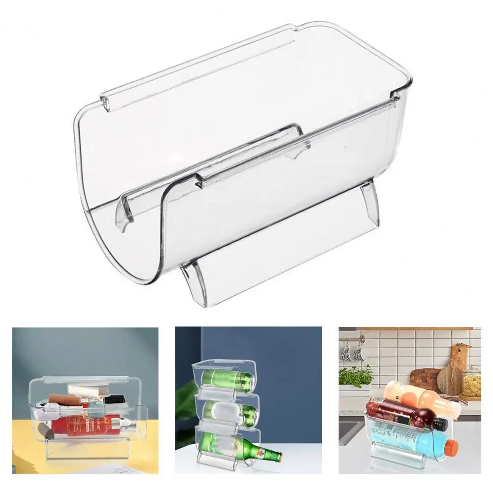 

Pretty Plastic Multifunctional Shatter-resistant Bottle Organizer Household Supplies Wine Holder Storage Rack