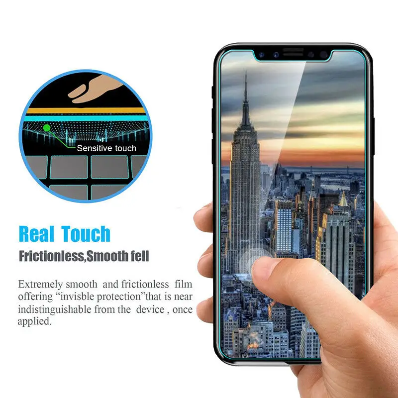 4 шт./упак. HD Экран протекторы для Iphone11 Pro Max X XS XR 6 7 8 Plus SE 2020 с уровнем твердости 9H