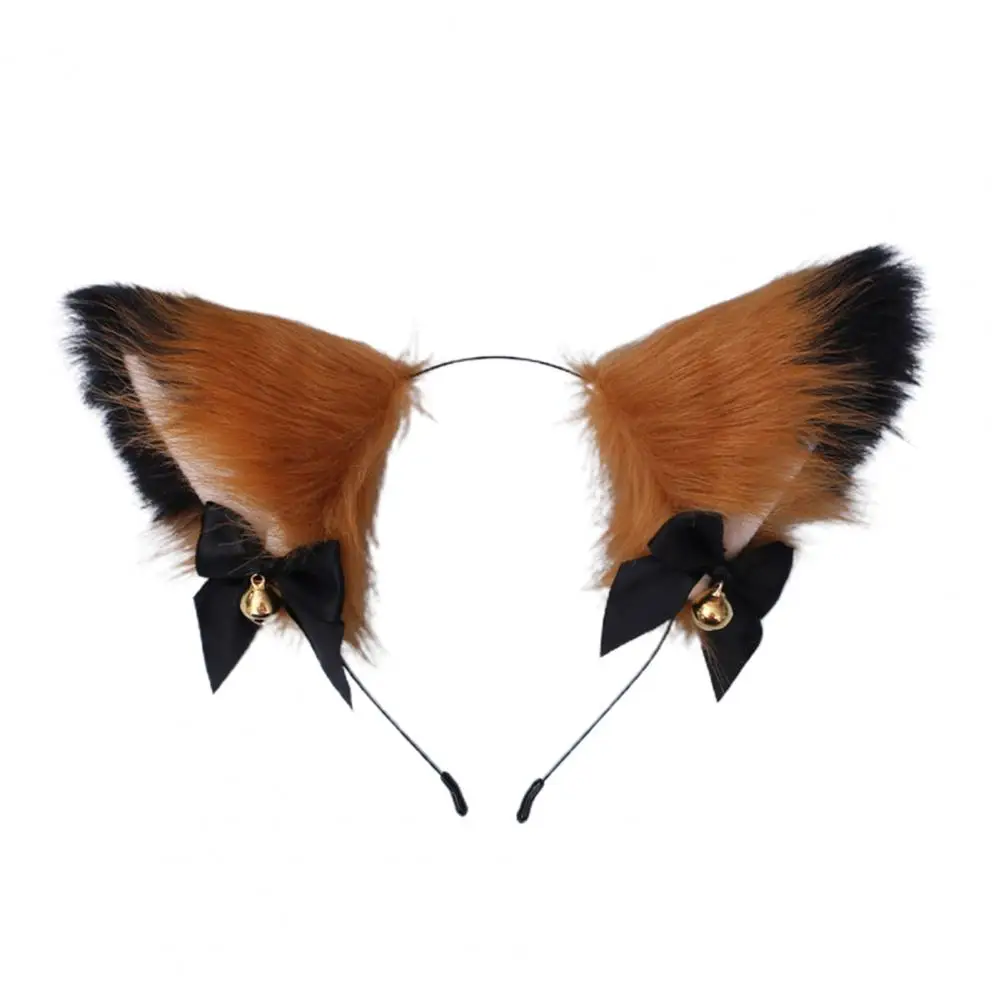 

HOT SALESSimulation Animal Plush Ear Design Headwear Cosplay Party Decor Prop with Bell