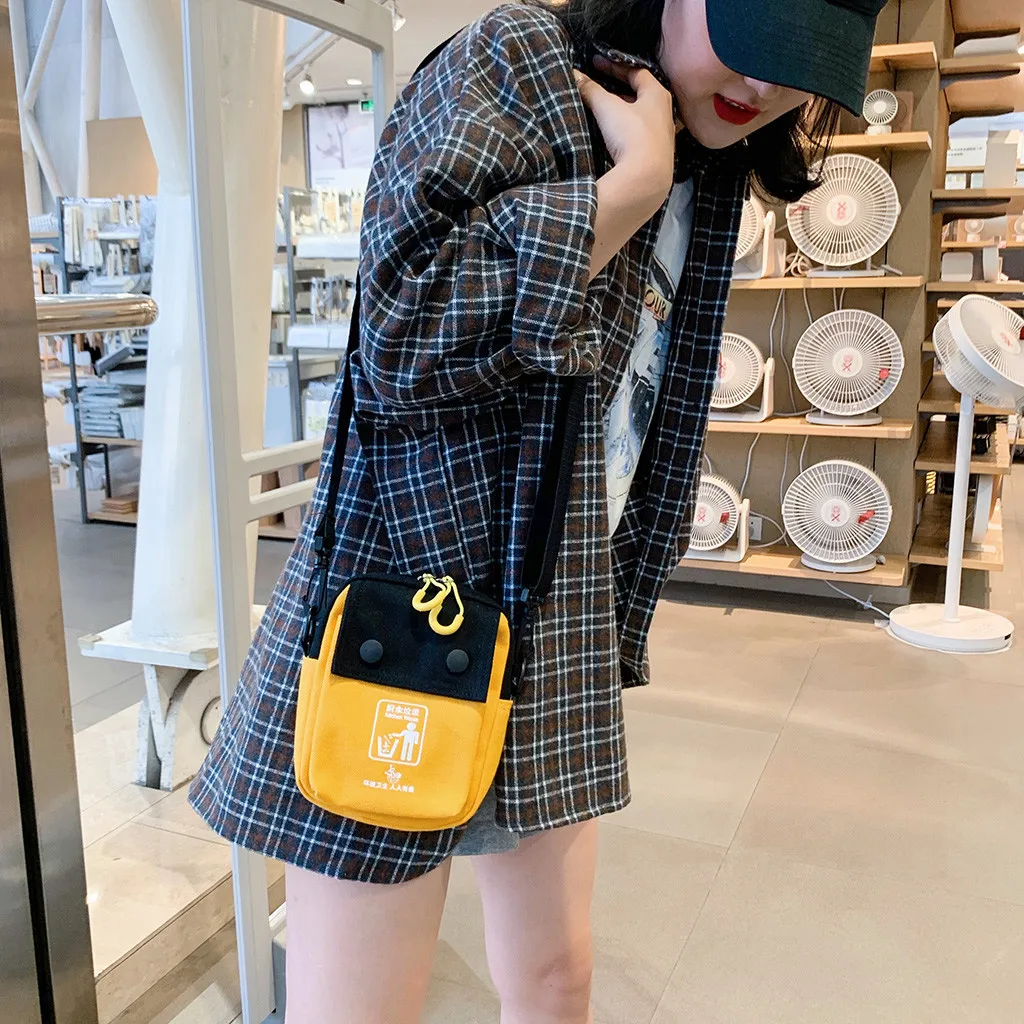 Women's Designer Luxury Handbag Women Fashion Canvas Rubbish Bag Coin Purse Shoulder Messenger Casual Bags сумки женские#135 |