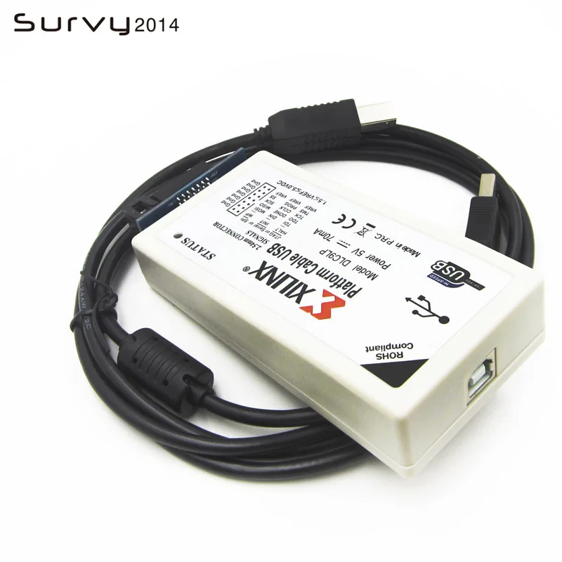 Кабель Xilinx на платформе USB FPGA CPLD загрузка локатор Поддержка JTAG Slave серия SPI