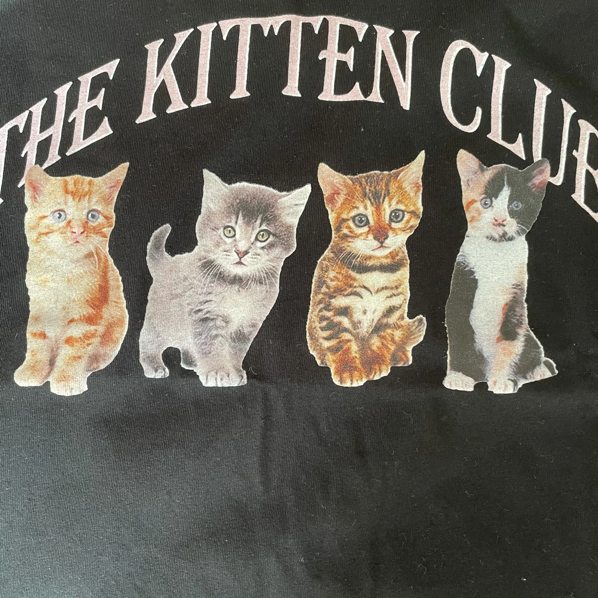 

Short Sleeve T-shirt 2021 Summer New Cat Print Student Cotton Versatile Korean Loose White Blouse