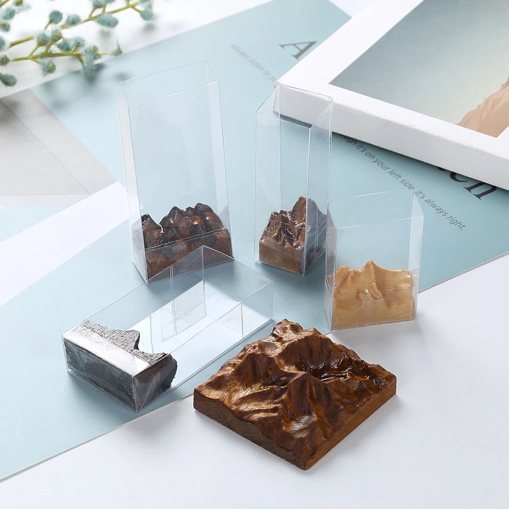 Сделай Сам кристаллическая эпоксидная смола форма для горной модели имитация