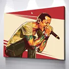 Картина Linkin Park - Chester Bennington красочная Картина на холсте, современный домашний декор комнаты