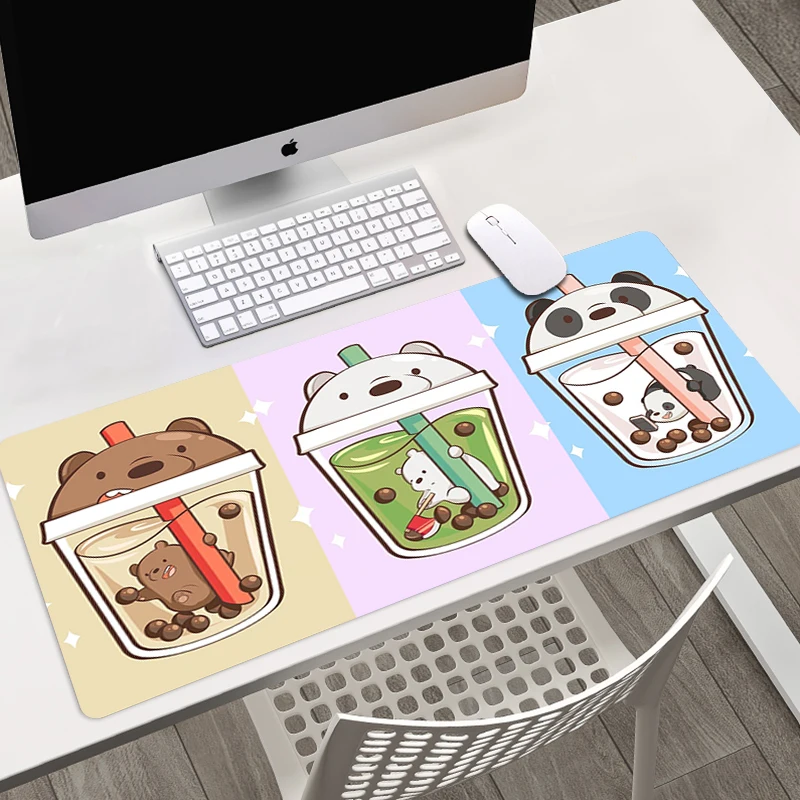 

Cute Little Bear Mouse Pads Gaming Mat Pad Gamer Pc Complete Mause Large Mausepad Desk Xxl Cabinet Mats Computer Hot Kawaii Girl