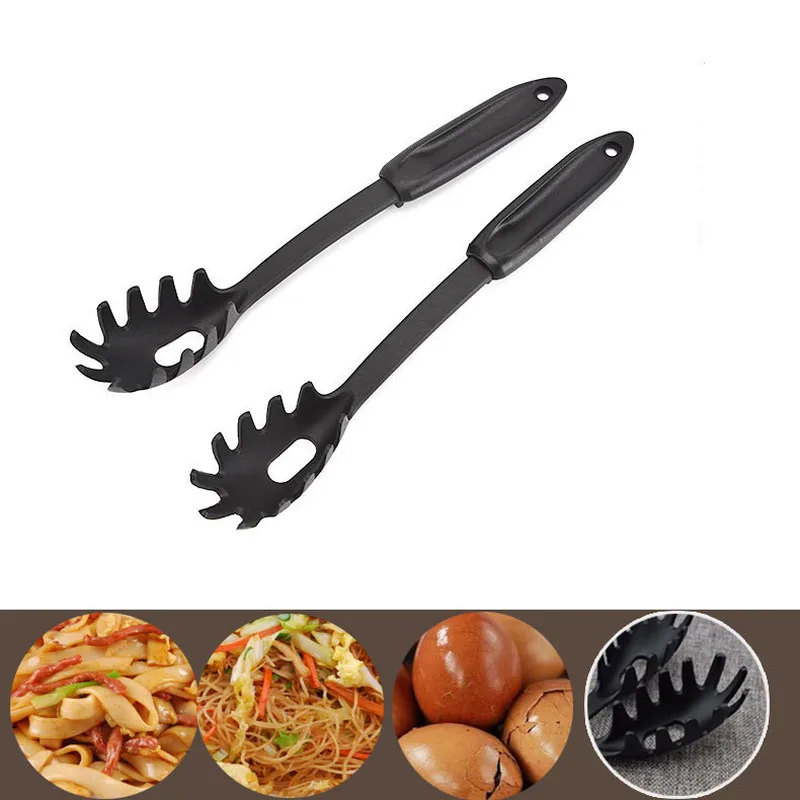 

Practical Pasta Noodle Spoon Pasta Scoop Colander Noodle Spaghetti Ladle Slot Spoon Nylon Colander Kitchen Gadget