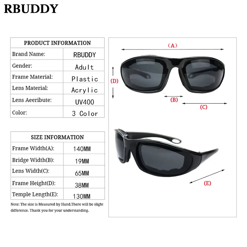 RBUDDY новые походные армейские очки солнцезащитные очки мужские военные солнцезащитные очки для мужчин пустынные джунгли лесной войны тактические очки