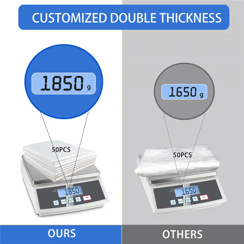50/100 шт. полиэтиленовая пленка для обертывания тела используемая внутри дальнего