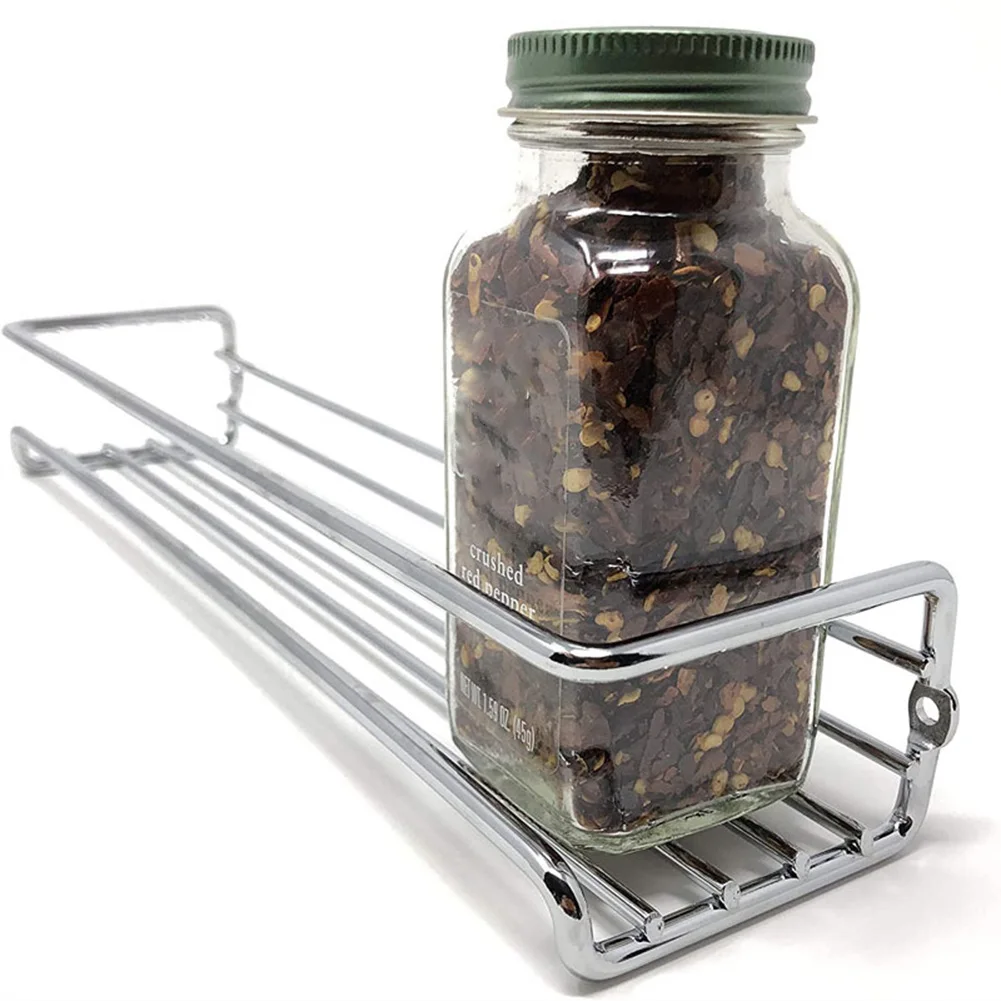 

Wall-Mounted Spice Rack Organizer for Cabinet Spice Shelf Seasoning Organizer for Spice Storage GHS99