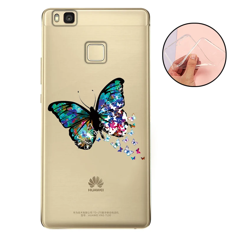CROWNPRO для huawei P9 Lite чехол силиконовый P9lite Мягкий ТПУ чехол для huawei P9 lite чехол для телефона P 9 Lite протектор - Цвет: TRWCD