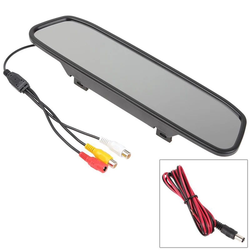 4.3 inch Car HD Rearview Mirror Monitor Video Auto Parking Assistance LED Night Vision Reversing Rear View Camera | Автомобили и