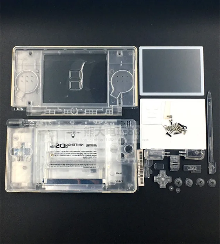1 Полный ремонт деталей корпус на замену Чехол комплект с отверткой для nintendo DS Lite NDSL - Цвет: 1
