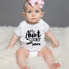 Моя тетя лучше, чем ваша, Детские Боди унисекс для мальчиков и девочек, повседневные комбинезоны для малышей с забавным принтом, детские комбинезоны, Прямая поставка