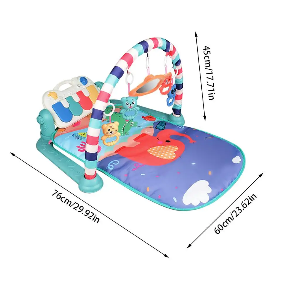 

Kids Children Fitness Rack Baby Toys Piano Music Blanket Play Plastic Intellectual Development Playthings Gymnastics Mats