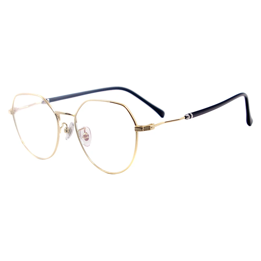 Мужские и женские ретро очки металлические круглые винтажные маленькие оправа