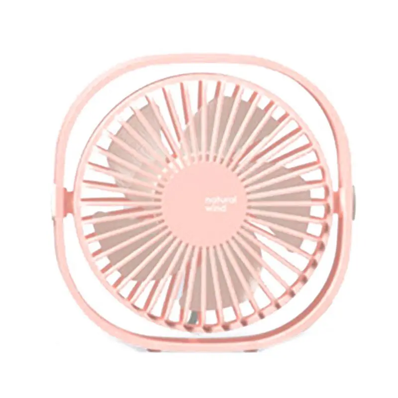 

Portable Mini Desk Round Fan Quiet Personal Adjustable Tilt 360 Degree Rotating A0NC