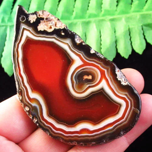 

Dream Agate Slice Freeform Pendant Bead 82x46x6mm SK60036