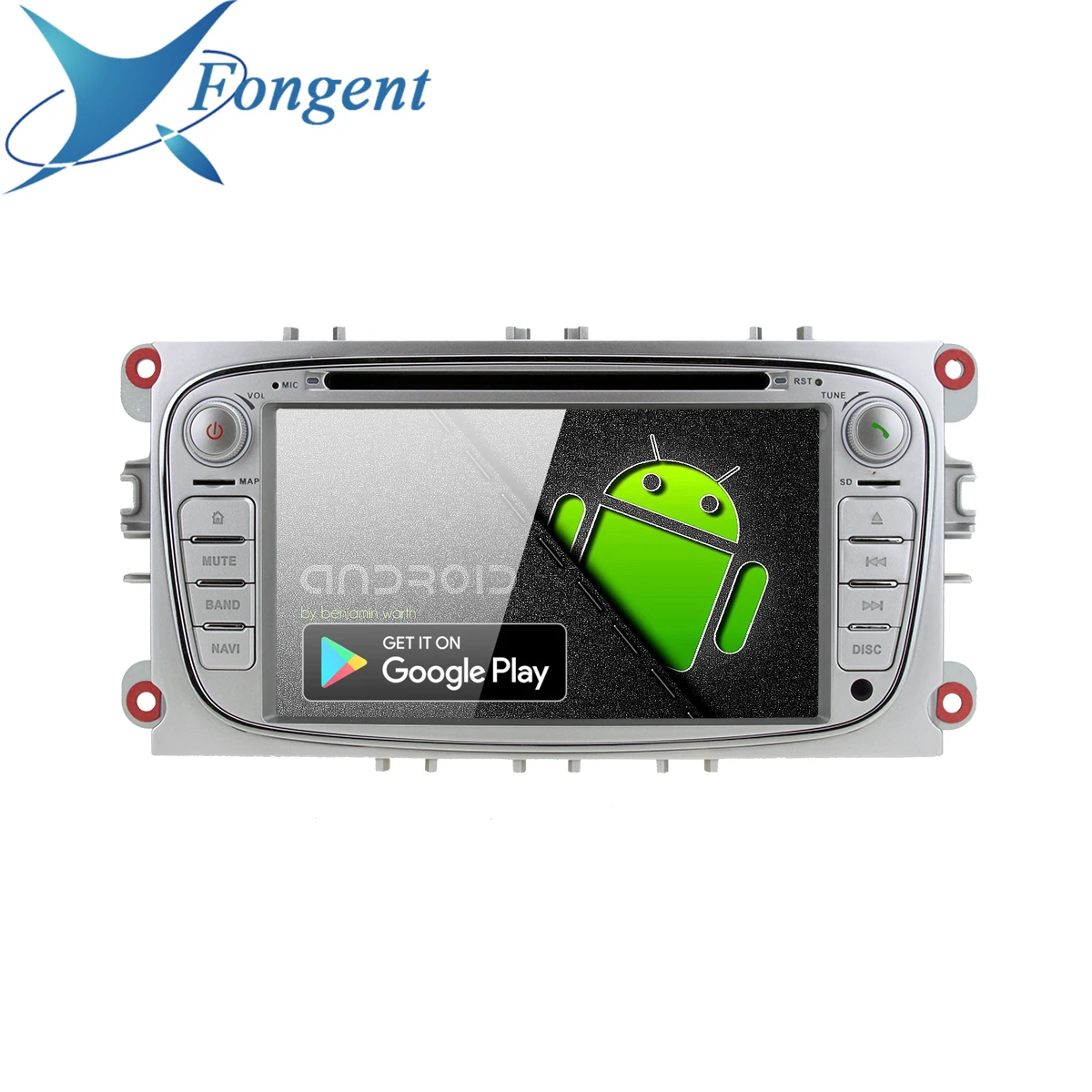 online Para Ford Mondeo Foco C-MAX Galaxy Tourneo Trânsito S-max Kuga Multimidia Carplay Android Dsp Carro 2 Din Dvd Player Gps Rds Rádio