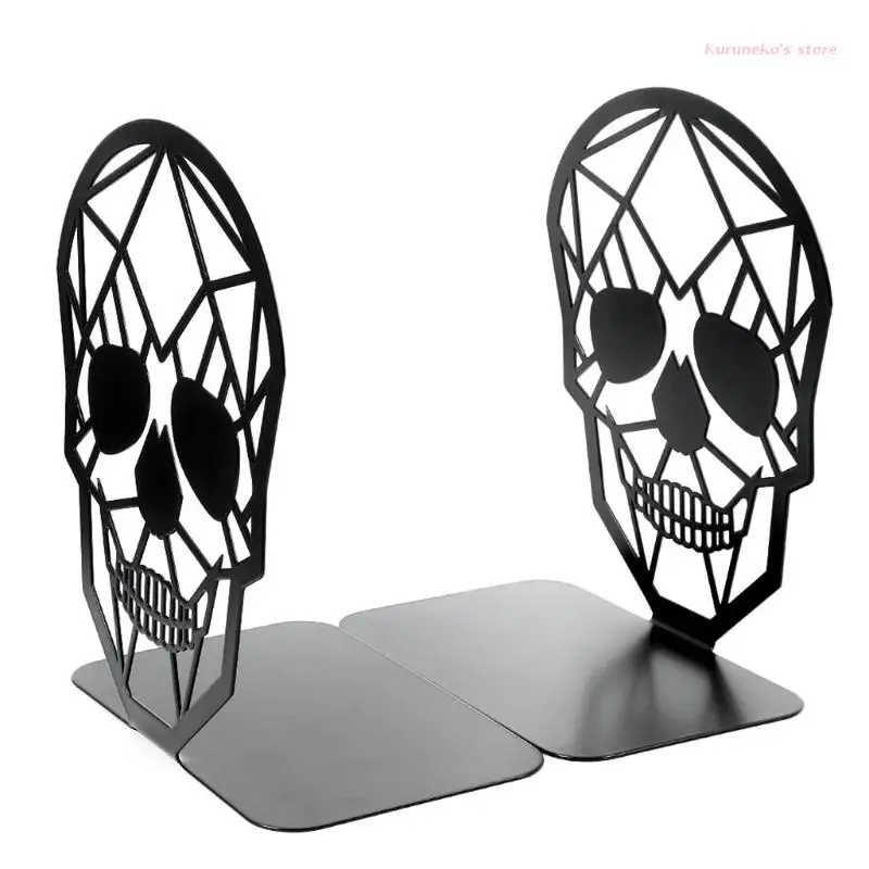 Полые настольные Нескользящие подставки для книг в форме черепа художественная