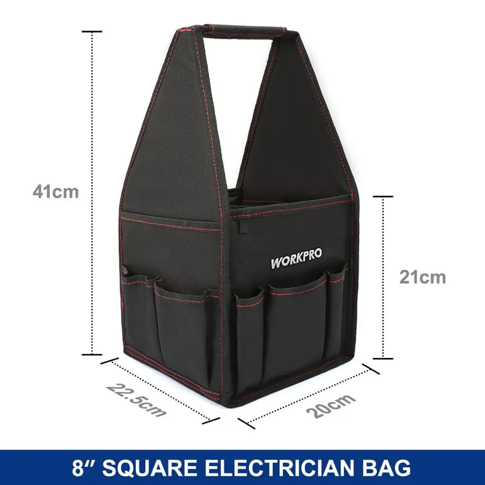 WORKPRO прочный сумки для инструментов Combo 2 шт. Клатчи 1 предмет сумка 8 &quot12&quot 19