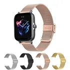 Ремешок для часов Huami Amazfit GTS 3 GTS 2 miniGTS 2e, металлический браслет для часов Amazfit Bip SU ProGTR 42 мм, GTS3, 20 мм