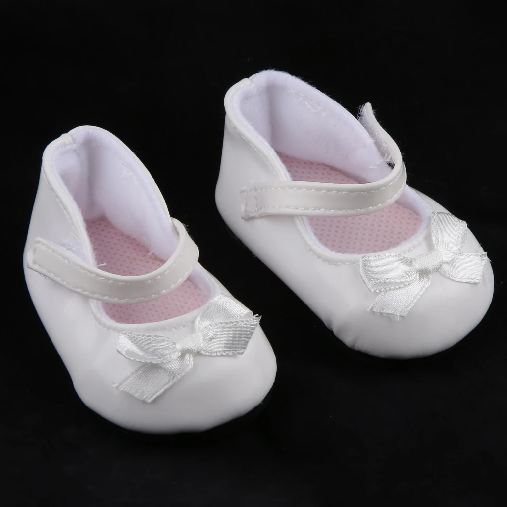 

Lovely Summer Princess Shoes for 18inch Girl Doll Accessory White