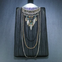 vintage ethnic gypsy leaf indian necklace collares womens turkish bohemia multi layer chain statement jewelry necklaces