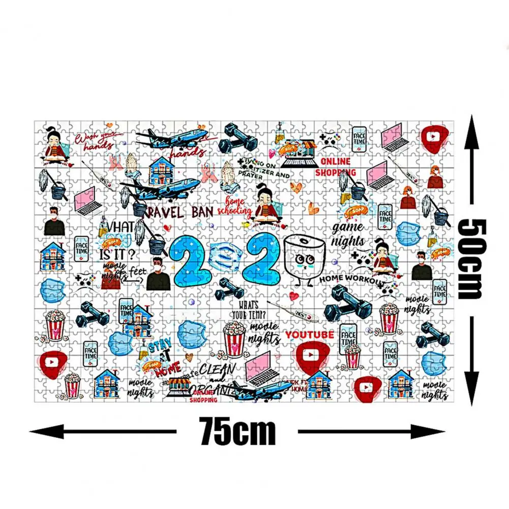 

1000Pcs Paper Cartoon Design Adult Kids 2021 Commemorative Jigsaw Puzzle DIY Toy