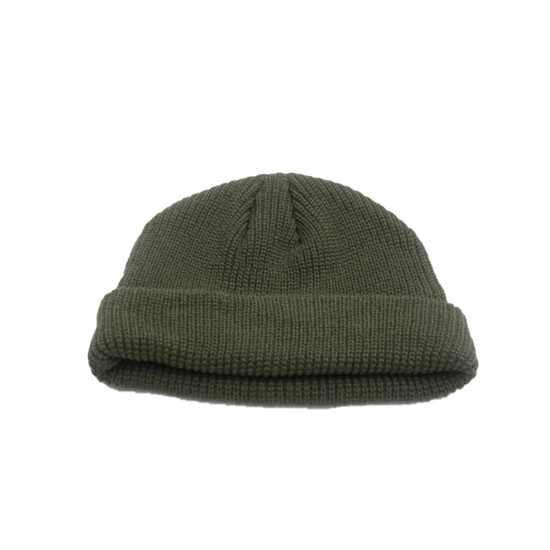 

Fashion Unisex Winter Hat Cuffed Knit Hat Short Melon Skin Beanies Autumn Winter Solid Color Casual Beanie Hat
