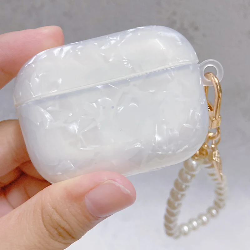 

Силиконовый чехол для наушников Airpods 1 2 pro, с жемчужинами