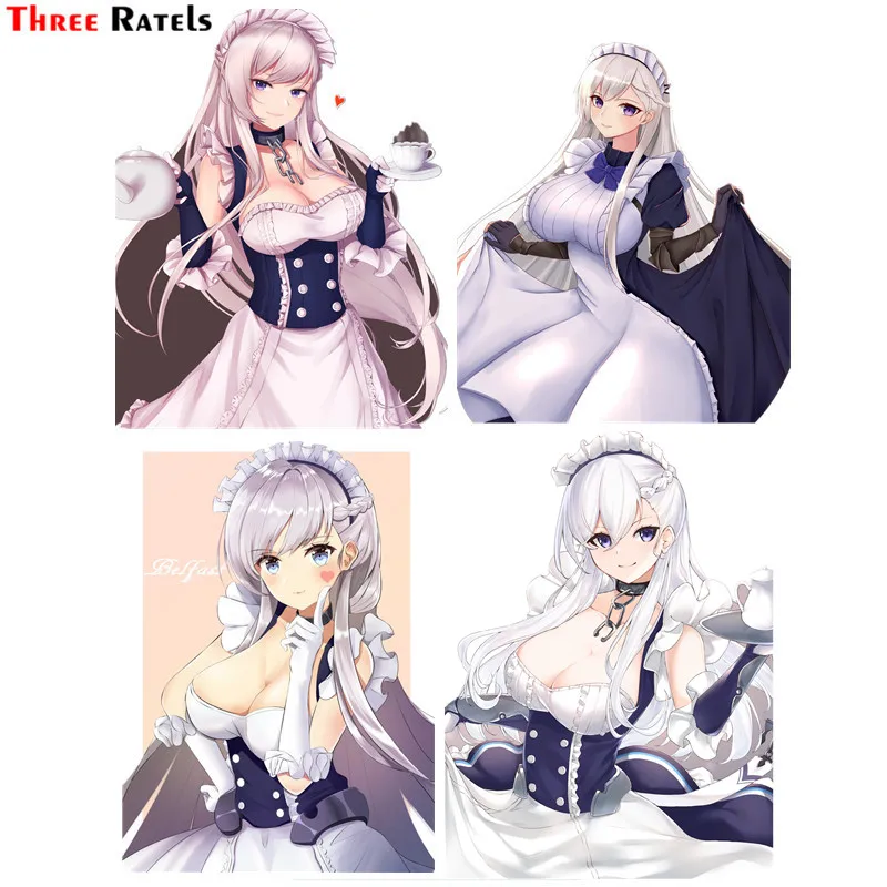 Униформа служанки Three Ratels F78 Аниме игра сексуальная девушка Белфаст для