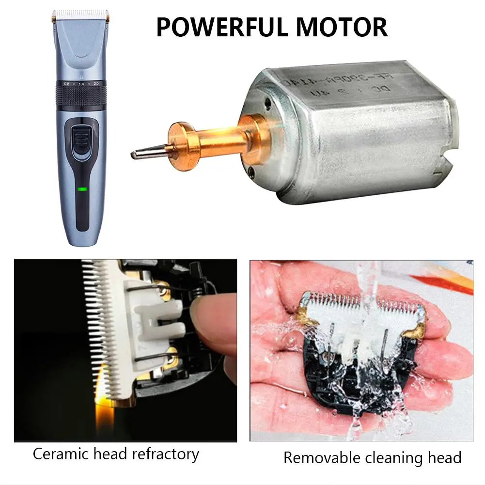 

Pet Professional Dog Grooming Clipper Kit Clippers Dogs Grooming Clipper Kit Low-Noise Pets Hair Trimmer Display Battery