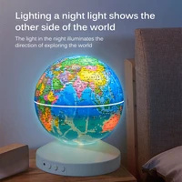 ar world globe projection lamp round led world map rotation projection night light projector lampstar night light table lamp